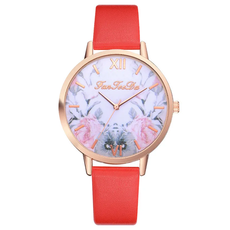 2018 Montre Femme Top Brand Luxury Women Watches leather band watch Analog Quartz Wrist Watch Clock relogio feminino J13#N (13)