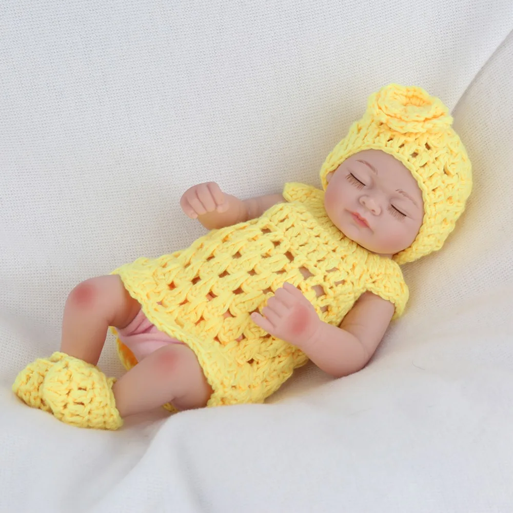 NPKDOLL 28 см bebe Кукла Новорожденный с мягким силиконовым телом для девочек дешевле