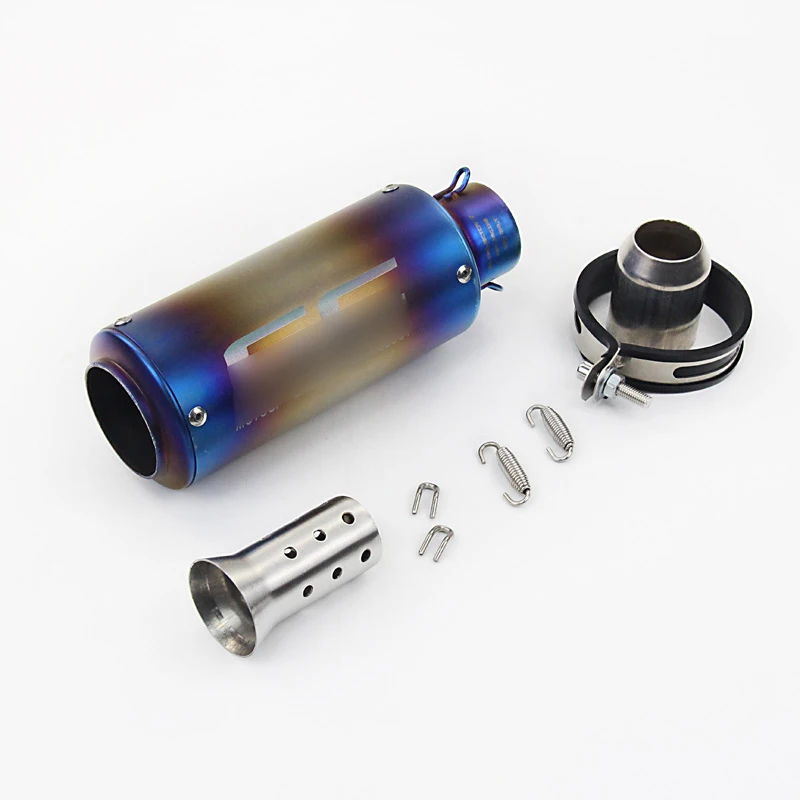 De la motocicleta Universal Punta de Escape silenciador tubo de cola para Universal 51mm 60,5mm ZX6R ZX636 ZX10R R6 duque 390