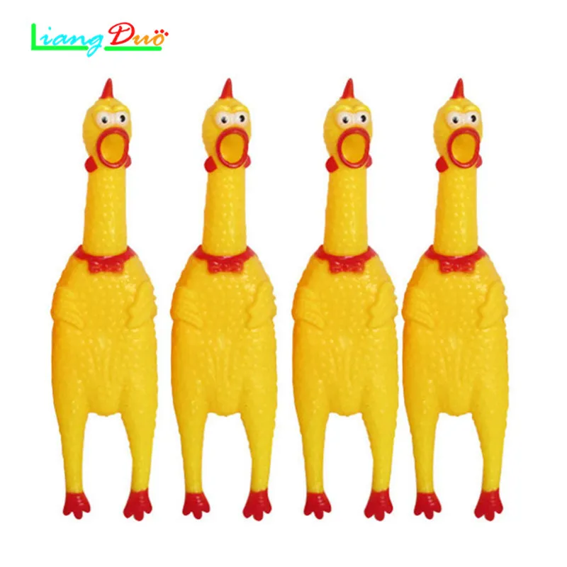 Interesting Toys To Attract New Pet Toys Rubber Chicken Squeaky Squeak