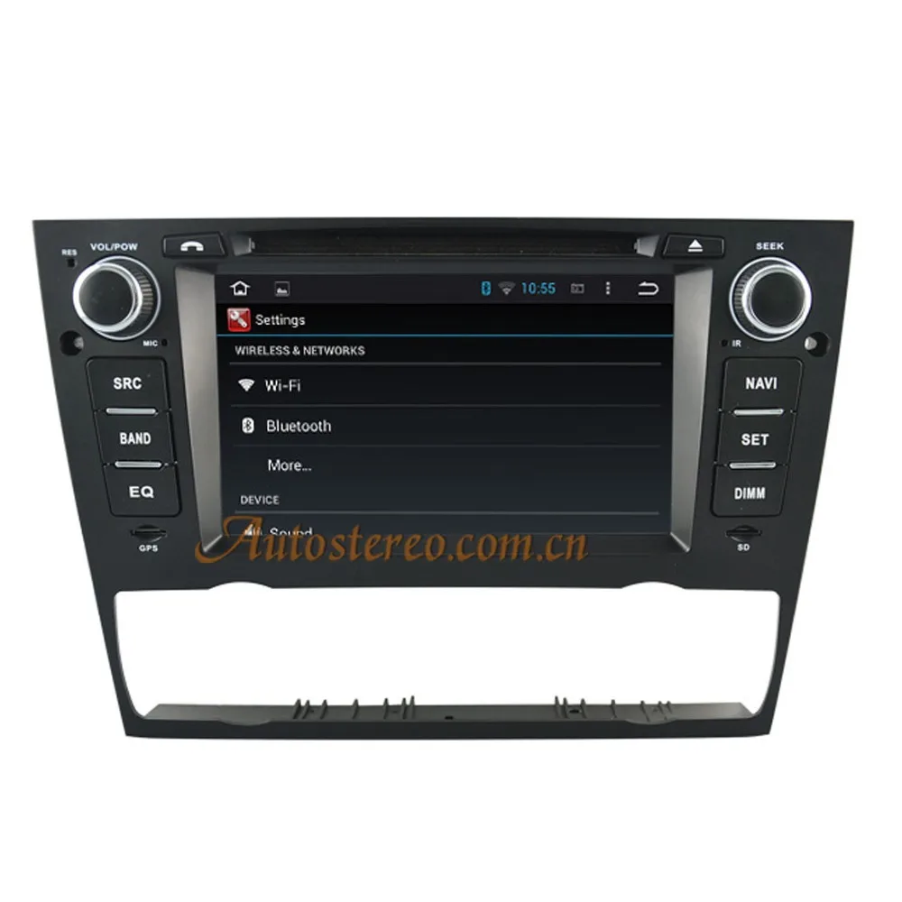 Perfect Double DIN Android 5.1.1 Quad Core Car GPS Navigation System DVD Player for BMW E90 E91 E91 Digital Touch Panel Car Multimedia 4