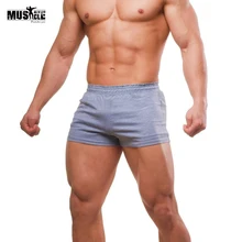 2018 Bodybuilding Shorts Men Fitness Workout For Male Cotton Casual Solid Sexy Bermudas Masculina De Marca