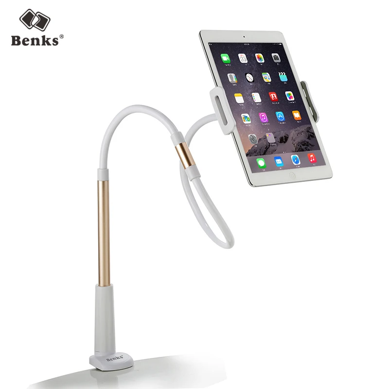 imágenes para Benks flexible arm 4-10 pulgadas de la tableta y teléfono del sostenedor del soporte 100/130 cm gente perezosa cama larga desmontable soporte de escritorio para ipad iphone imágenes para Benks flexible arm 4-10 pulgadas de la tableta y teléfono del sostenedor del soporte 100/130 cm gente perezosa cama larga desmontable soporte de escritorio para ipad iphone