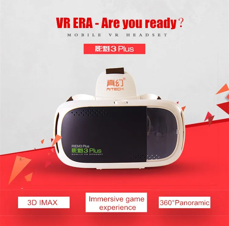 RITECH III + Virtual Reality 3D Glasses RIEM 3 Plus VR Headset Oculus Rift Google Cardboard 2 Goggles for 4.75.5-6 Smart Phone.jpg