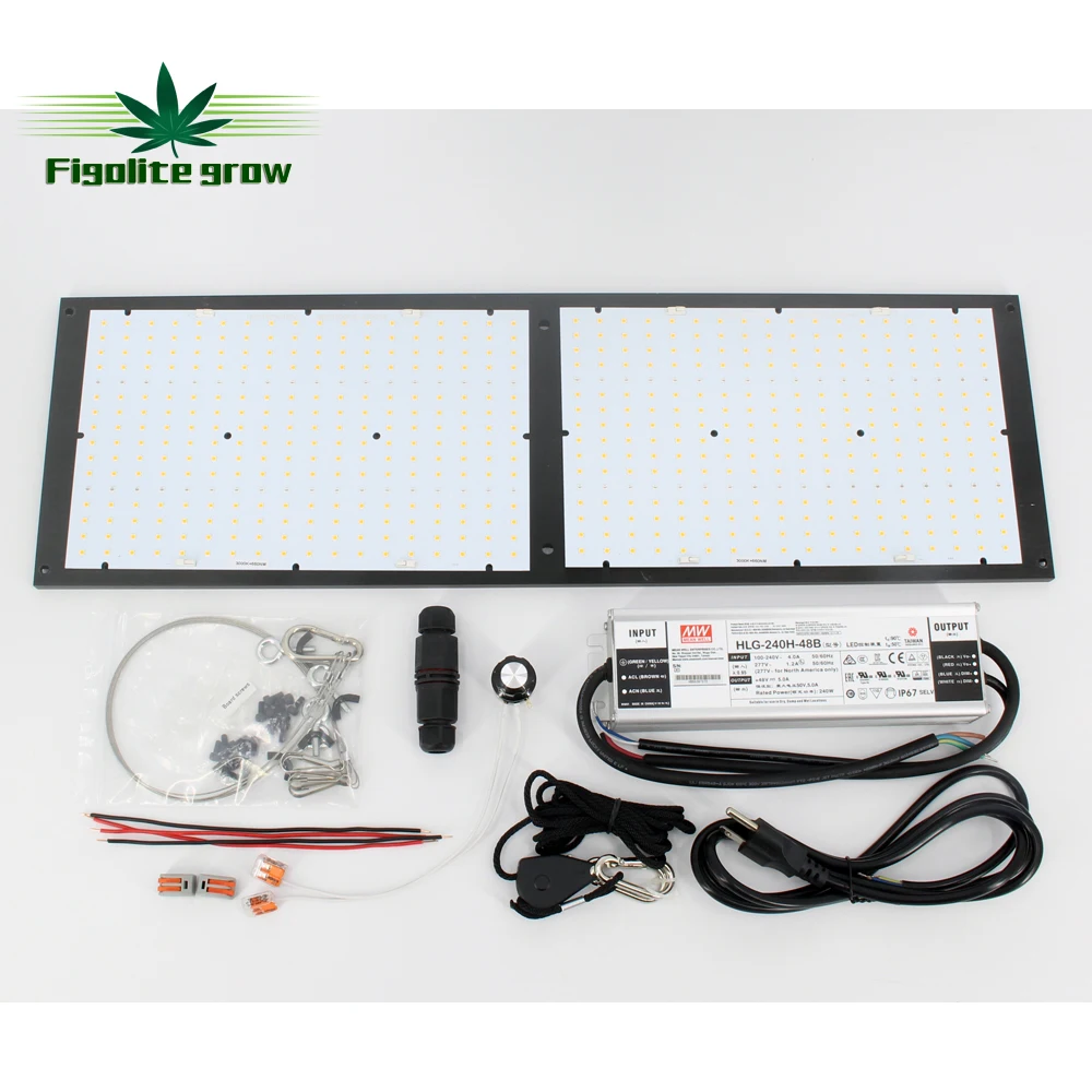 

Figolite grow Quantum Board led grow light QB288 LM301B 260W HLG-240H-48B