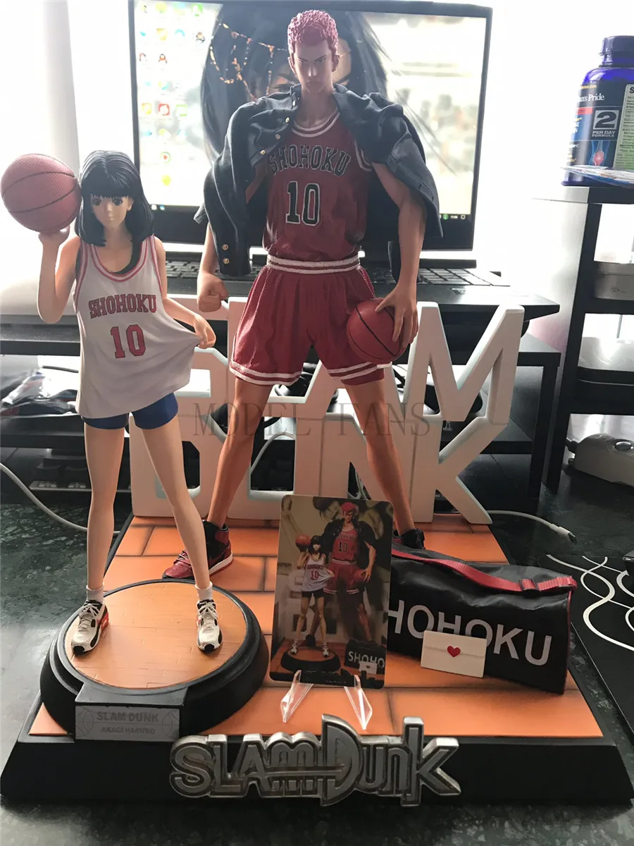 MODEL FANS IN-STOCK KO espada studio SLAM DUNK Hanamichi Sakuragi and Akagi haruko gk resin statue action figure for collection