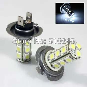 

30x car led fog lamp H7 18 led smd 5050 18smd led light bulb lamp WHITE Free shipping