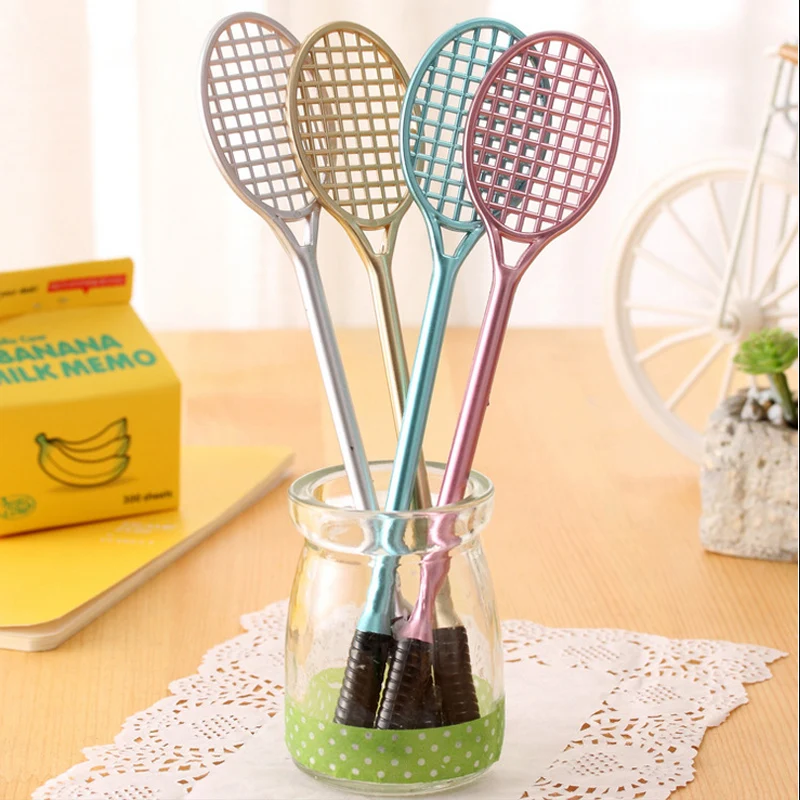 

2 Pcs/lot novelty battledore gel pen stationery writing pens canetas material escolar office school supplies papelaria
