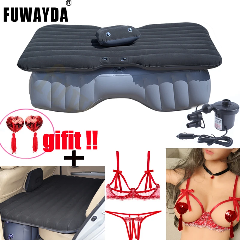 2018 nueva funda de asiento trasero para coche, colchón de aire, cama de viaje, colchón inflable de aire, cama de coche, cama de sexo completo para acampar