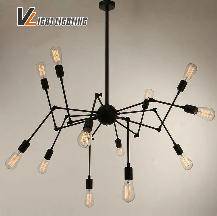 Loft Industrial Lamp Verlichting Retro Luminaire Suspension Industriel Luminaire Lustre Home Lighting Spider Lamp Lamparas De Te