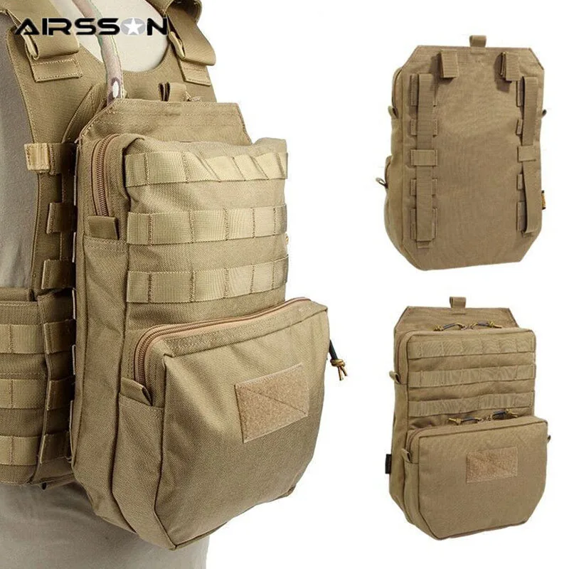 Hidratação à Prova Água ao ar Mochila para cs Bolsas de Caça Tático Bolsa Molle Dwaterproof Livre Jogo Militar Combate Colete Acessórios 3l