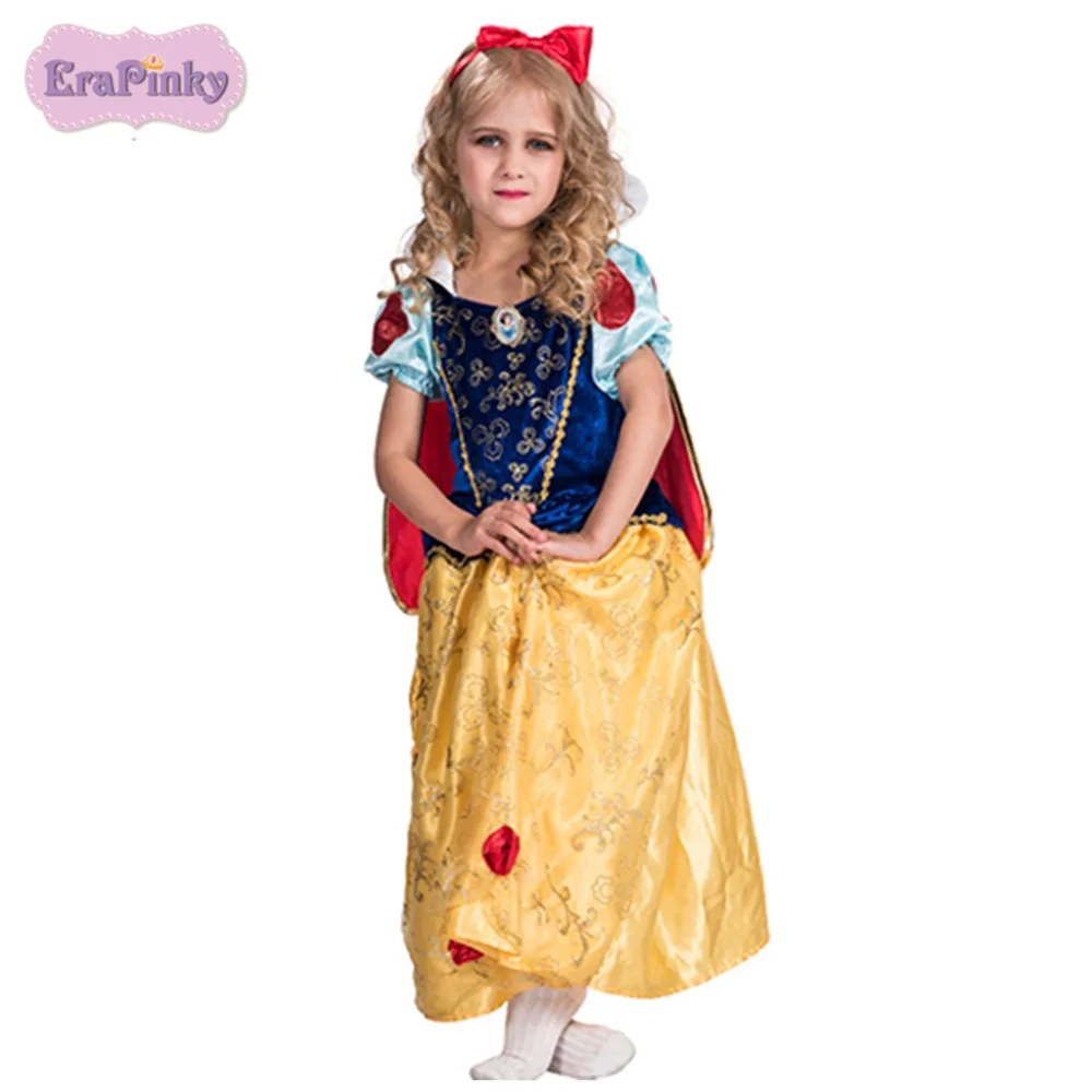 

Erapinky Girl Overall Clothes Princess Dress Children Party Dress Cute Snow White Dress For 8 Years Old Girl Costume Party Dress