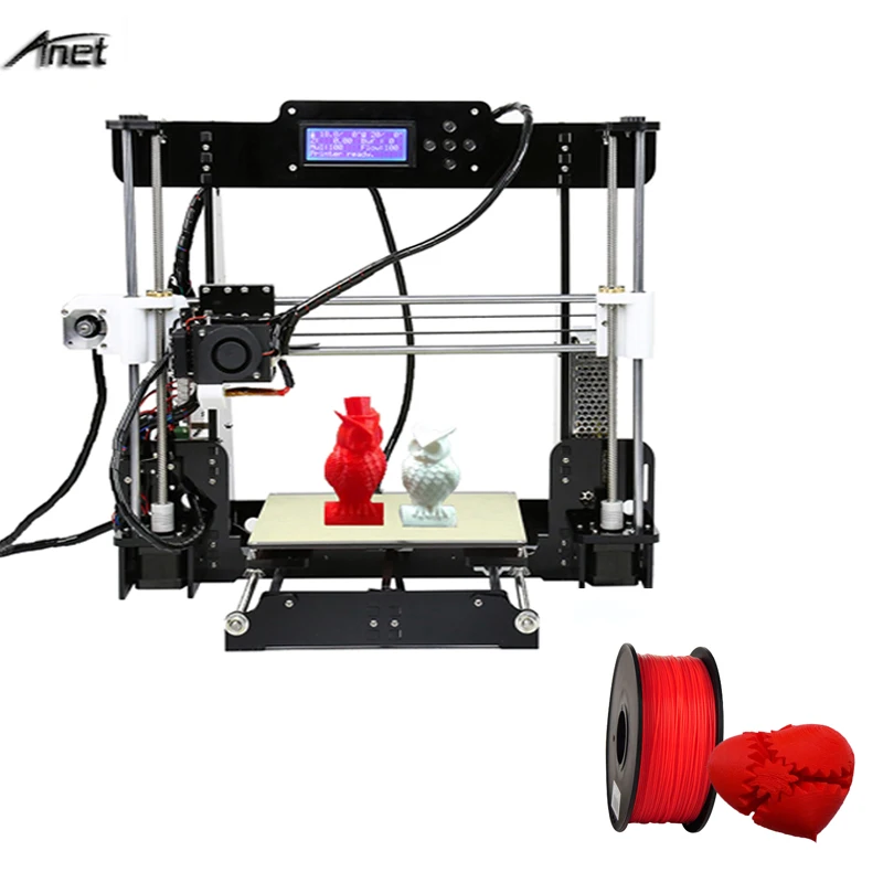 

Anet A8 A6 E10 E12 Upgrade Normal and Auto Leveling Prusa I3 3D Printer Kit 300*300*400CM 3D Printer Metal Large Printing Size