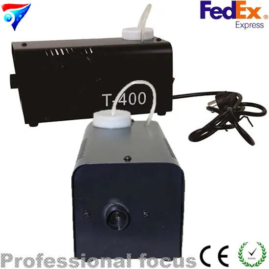 

Free Shipping 5pcs/lot Mini 400W LED Fog Machine With Remote Control and cable control ,Stage Effect light, party smoke effect