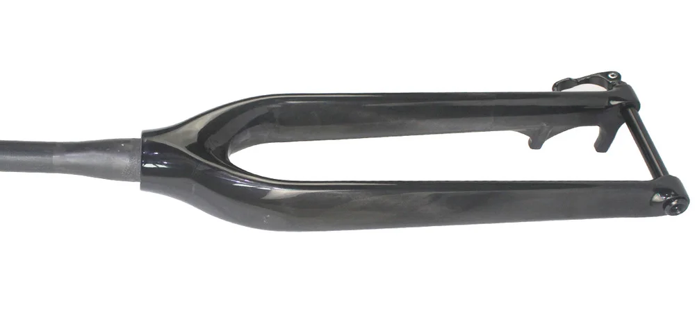 Бесплатная доставка 1 1/8 &quot29er MTB углеродная вилка коническая жесткая