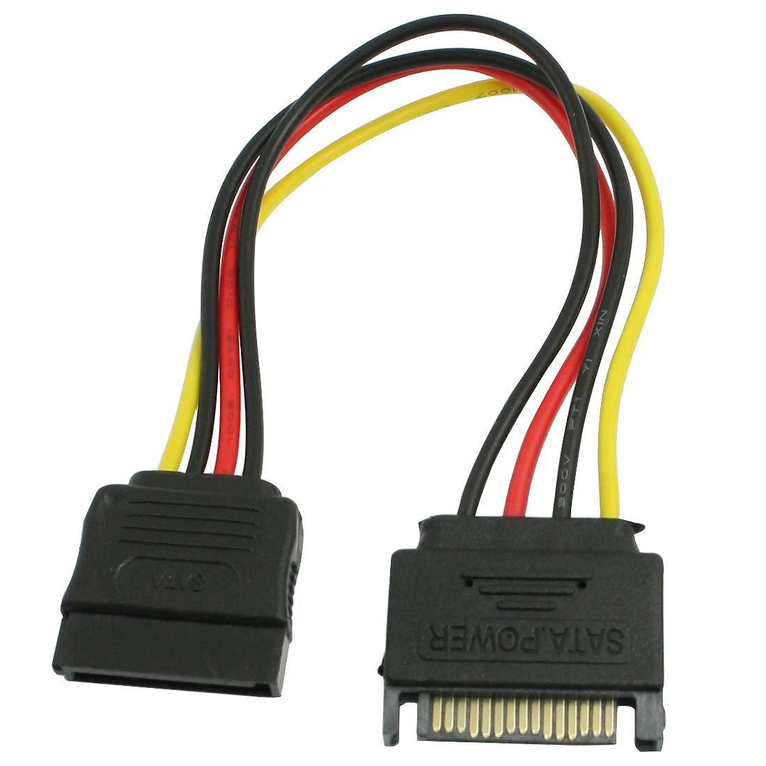 

PC SATA 15 Pin Male to Female HDD Power Cable Converter Adapter
