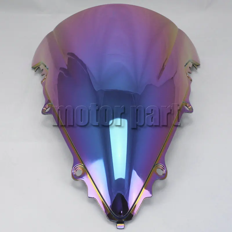 Мотоциклетные ветровое стекло экраны для 2003 2004 2005 04 05 Yamaha YZF R6 2006 2007 2008 2009 R6S YZF-R6 600 S цвет синий, черный; большие размеры - Цвет: Dark Iridium