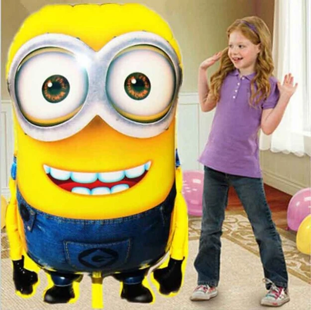 

92*65cm Big Size Minions Balloons ball Classic Toys Christmas Birthday Wedding Decoration Party inflatable air balloon