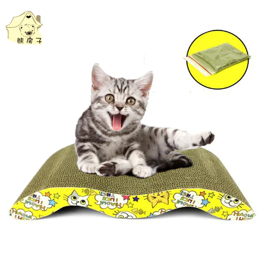 Durable Cat Scratch Board Pet Cat Chew Toys Scratching Posts Kitten