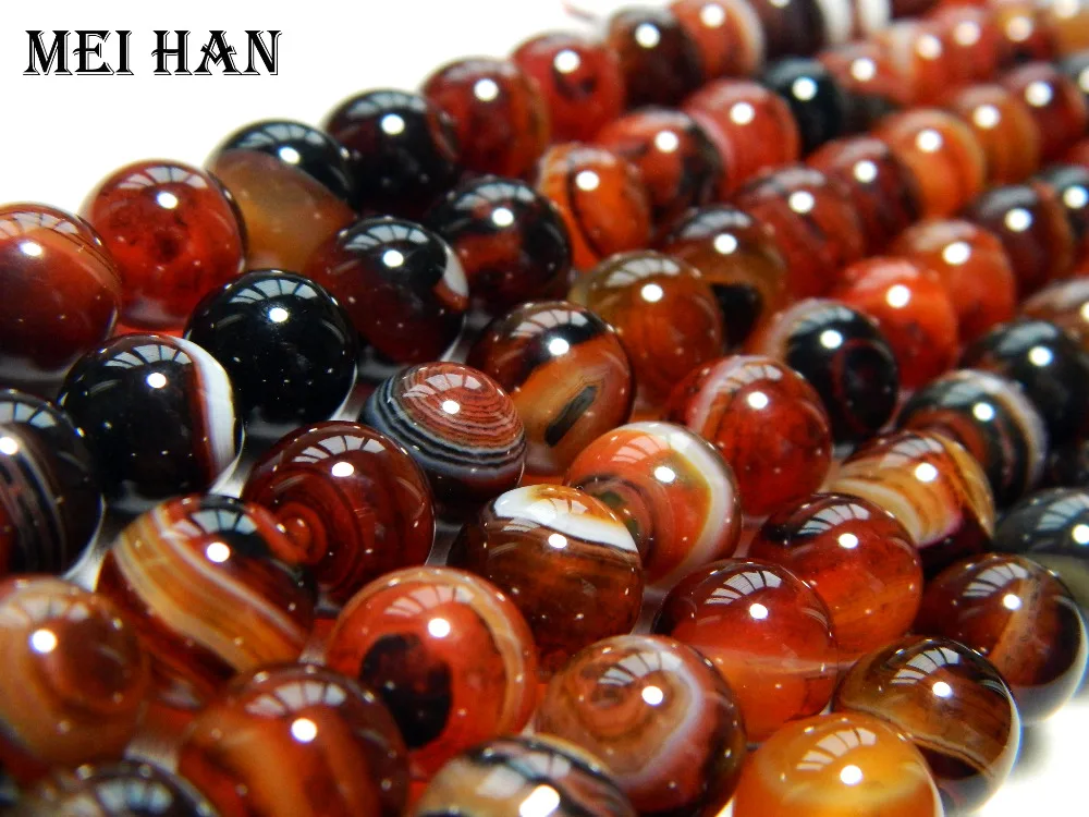 Meihan круглых бусин из оникса 8 мм и 10 мм разных цветов для изготовления ювелирных изделий своими руками