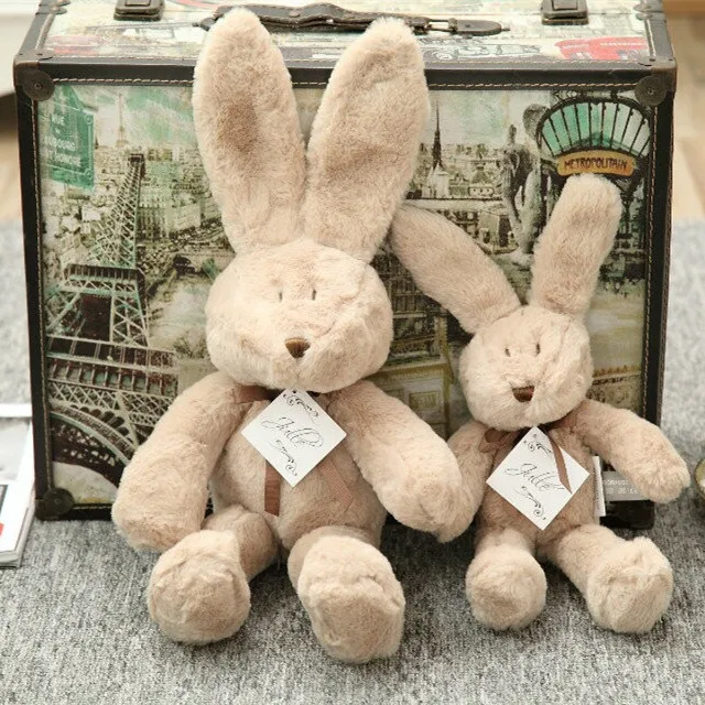 Cute Bunny Rabbit Plush Toy For Kids Brown Large Small 2 Size Present Lovers Dolls | Игрушки и хобби