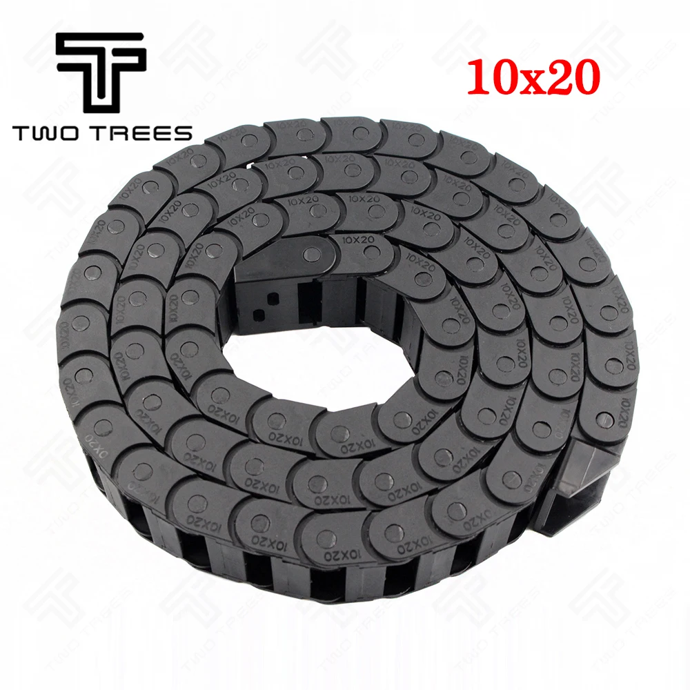 

10x20mm Transmission Chains L 1M Plastic Towline Transmission Drag Chain Machine L1000mm for CNC Router Machine Tools 10*20mm