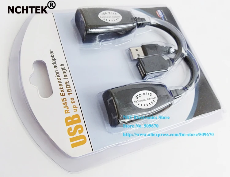 NCHTEK USB клавиатура мышь по RJ45 CAT 5E CAT6 кабель удлинитель Кабель адаптер/Бесплатная