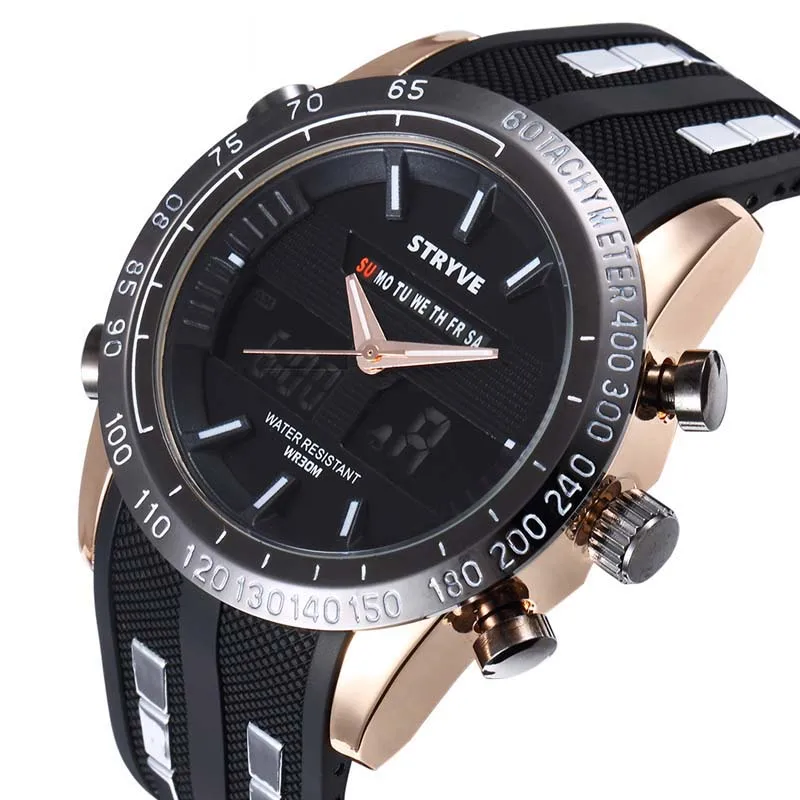

Luxury Brand Watches Men Sports Watches Waterproof LED Digital Quartz Men Military Wrist Watch Clock Male Relogio Masculino 2017