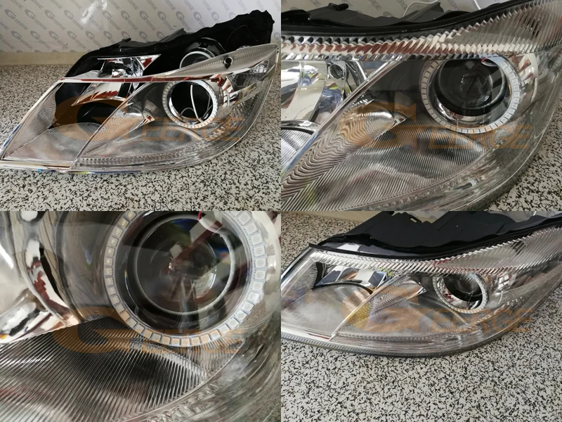 RGB led angel eyes SKODA OCTAVIA MK2 A5 FL 2009 2010 2011 2012(2)