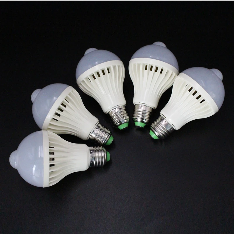 

PIR Motion Sensor Lamp 5W Led E27 Bulb 7W 9W Auto Smart Led PIR Infrared Body Lamp With The Motion Sensor Lights1 Pcs Led Light