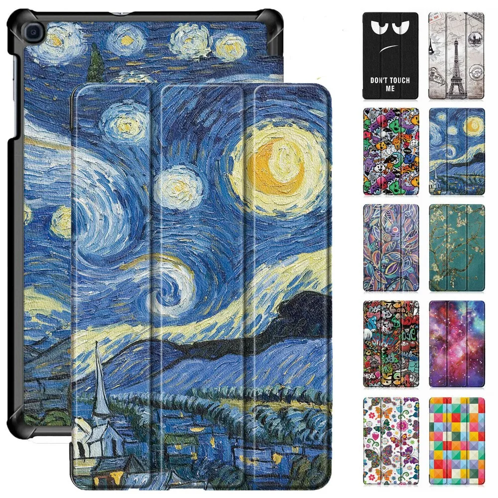 Складной чехол книжка для Samsung Galaxy Tab A 2019 фотография T510 T515 умный 10 1 дюйма