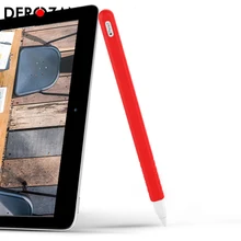 Цветной мягкий силиконовый Совместимый Чехол для Apple Pencil 2 Чехлы для iPad ручка-стилус защитный рукав для iPad Pro