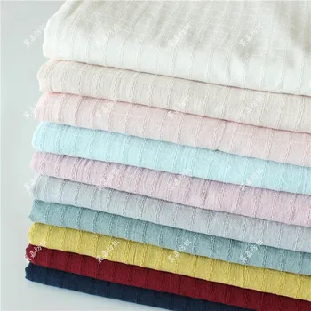 

Washed Cotton Plaid Jacquard Shirt Skirt Children's Clothing DIY Apparel Sewing Fabric