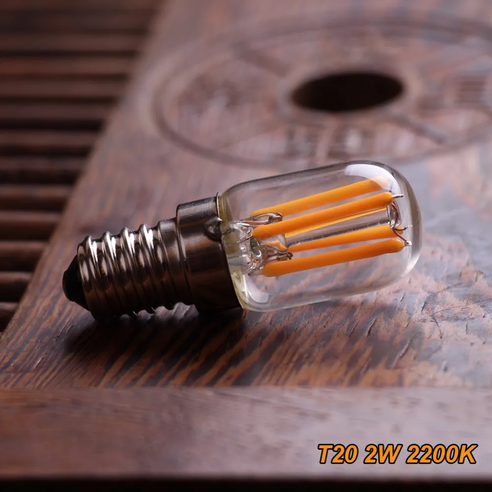 Ampoule LED C7 E12 220V, Ampoule Bougie Edison Vintage E12 0.5W  Remplacement 5W, Ampoule à Filament LED E12 Ambre Ampoule Décorative  Veilleuse, Blanc Chaud 2200K, Non Dimmable, Lot de 6 : 