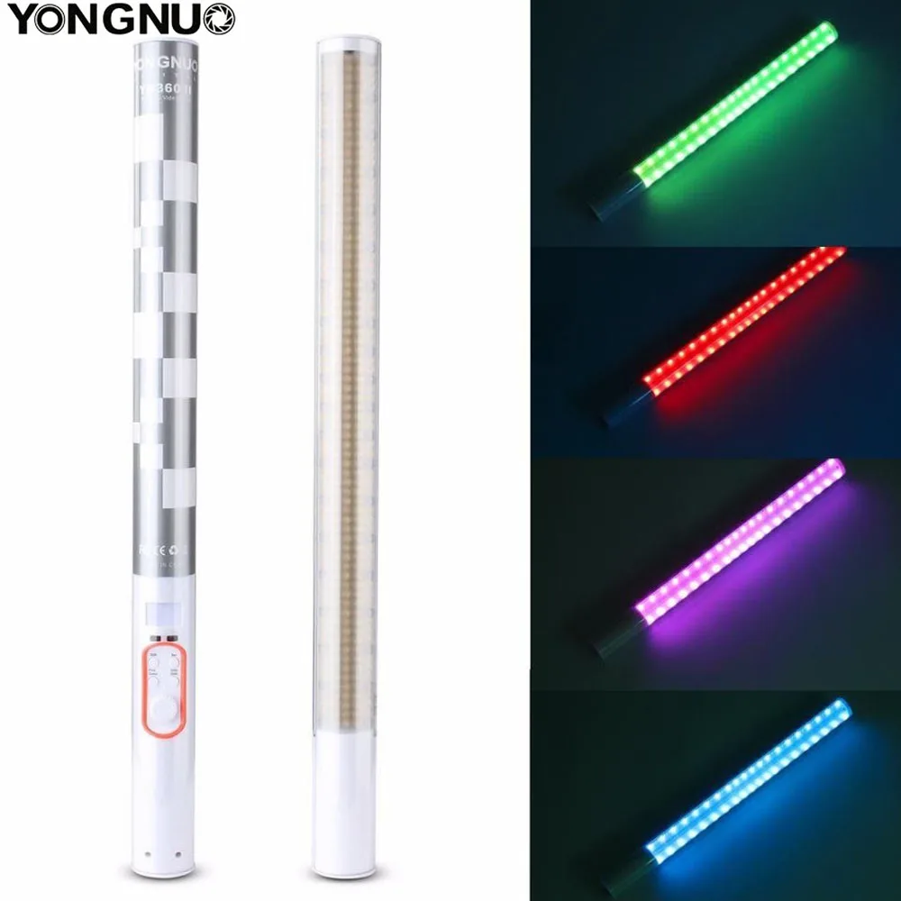 

YONGNUO YN360II YN360 II LED Video Light Handheld ICE Stick Photo lamp Bicolor 3200k-5500k with RGB controlled by Phone APP