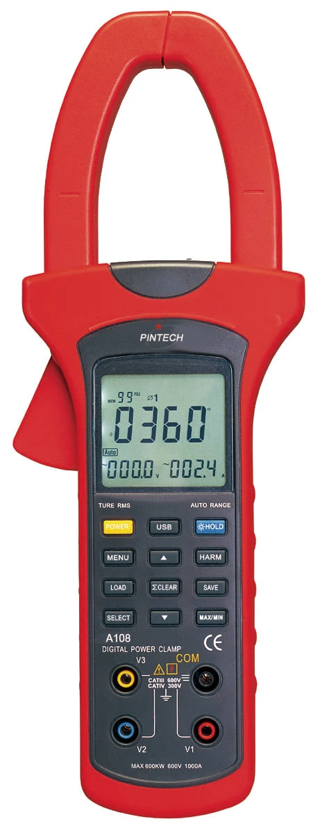 

A108 1000A Power and Harmonics Clamp Meters