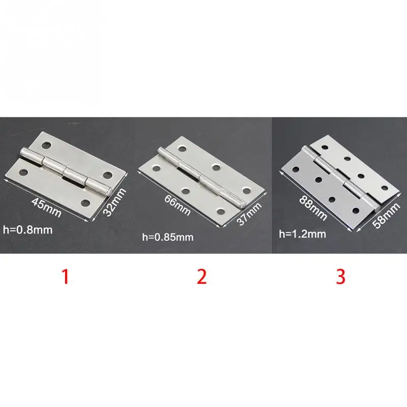 2 шт. 2/3/4 дюйма шарнир Нержавеющая сталь щиток петля счетчик задней заслонкой Backflap Петли дверные петли мебельной фурнитуры