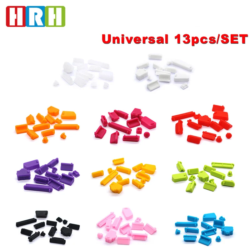 

HRH Durable 1 set Generic Silicone Data Port Anti Dustproof Plug For Macbook all Laptop Dust Plug Stopper Cover Set Universal