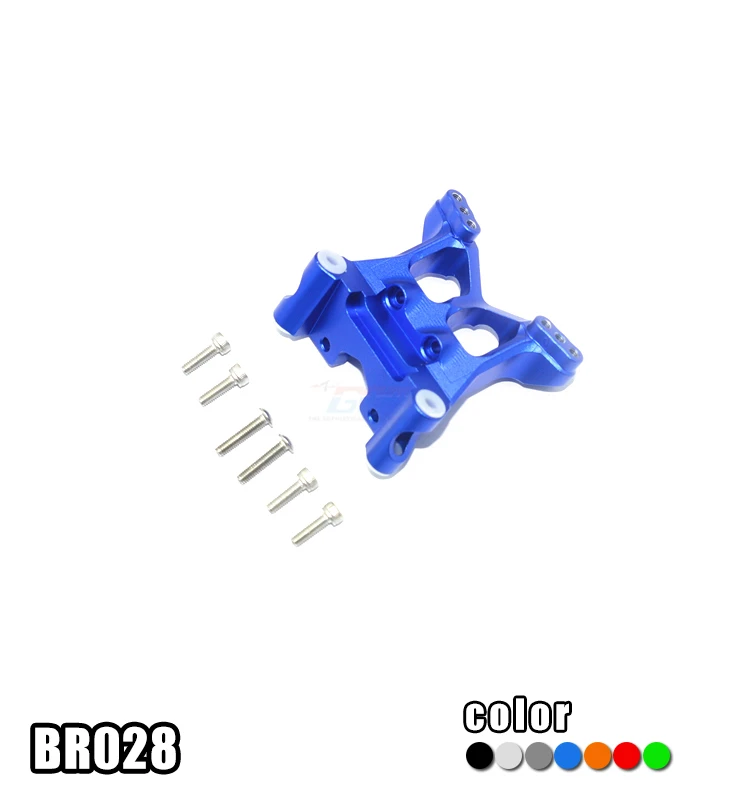 

GPM ALLOY FRONT SHOCK MOUNT -PC BR028 FOR 1/10 SCALE LOSI BAJA R MIRACLE HOBBY