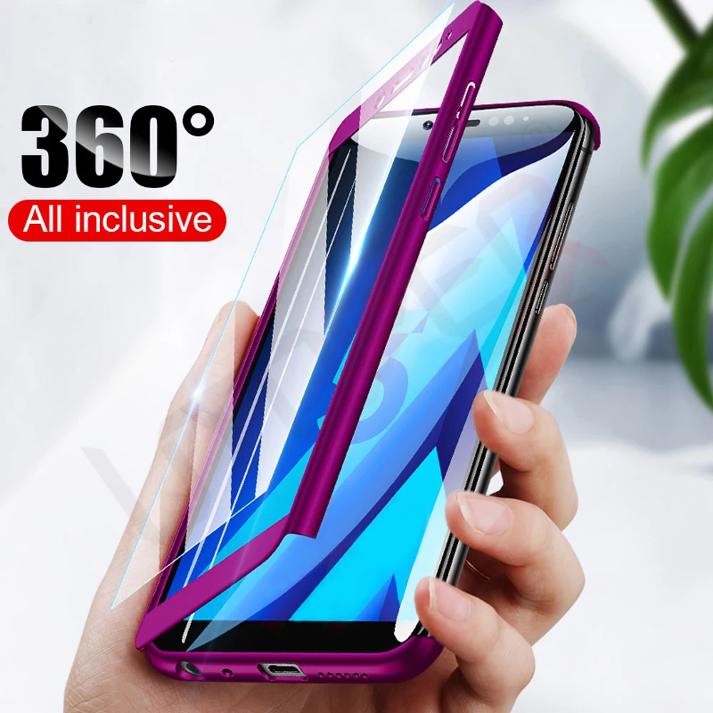 Luxury Full Cover For Huawei Honor 8C 8X Max Note 10 Lite 7X 6X 7A 7C V9 Play 8 9 Case Shockproof With Glass |
