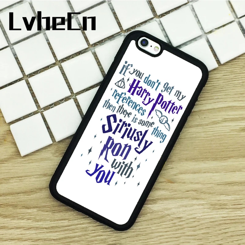 

LvheCn TPU Phone Cases For iPhone 6 6S 7 8 Plus X 5 5S 5C SE 4 4S ipod touch 4 5 6 Cover HARRY POTTER PUNNY SMALL