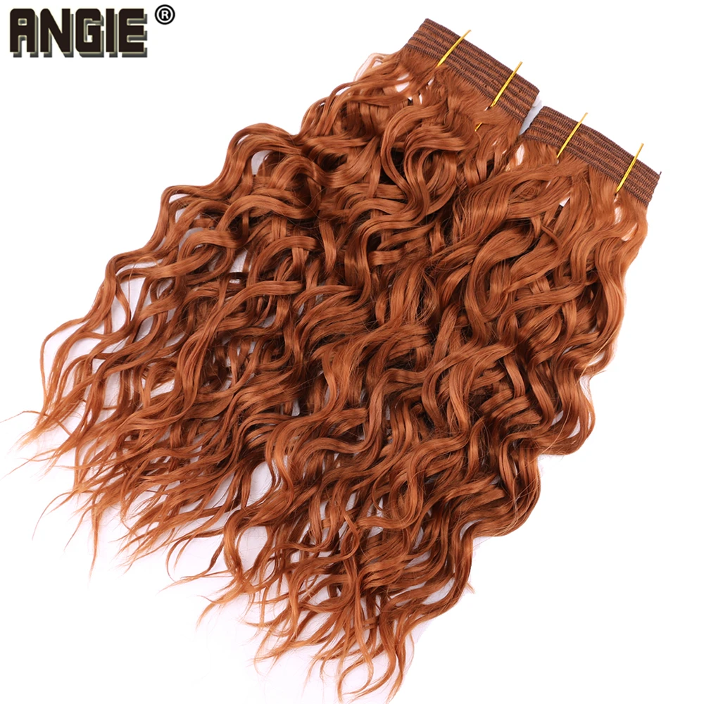 Feixes de Cabelo Sintético Extensões Do Cabelo