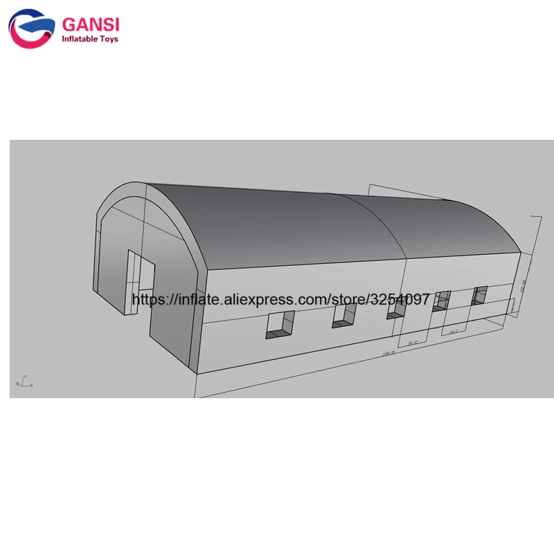 200 квадратных метров надувной газонный тент для свадебной вечеринки Профессиональный надувной кубический тент хорошего качества надувной тент для продажи