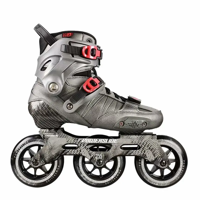 

2019 Original Powerslide EVO Hardcore Urban Carbon Fiber Inline Skates Street Adult Roller Skating Shoes Free Skating Patines
