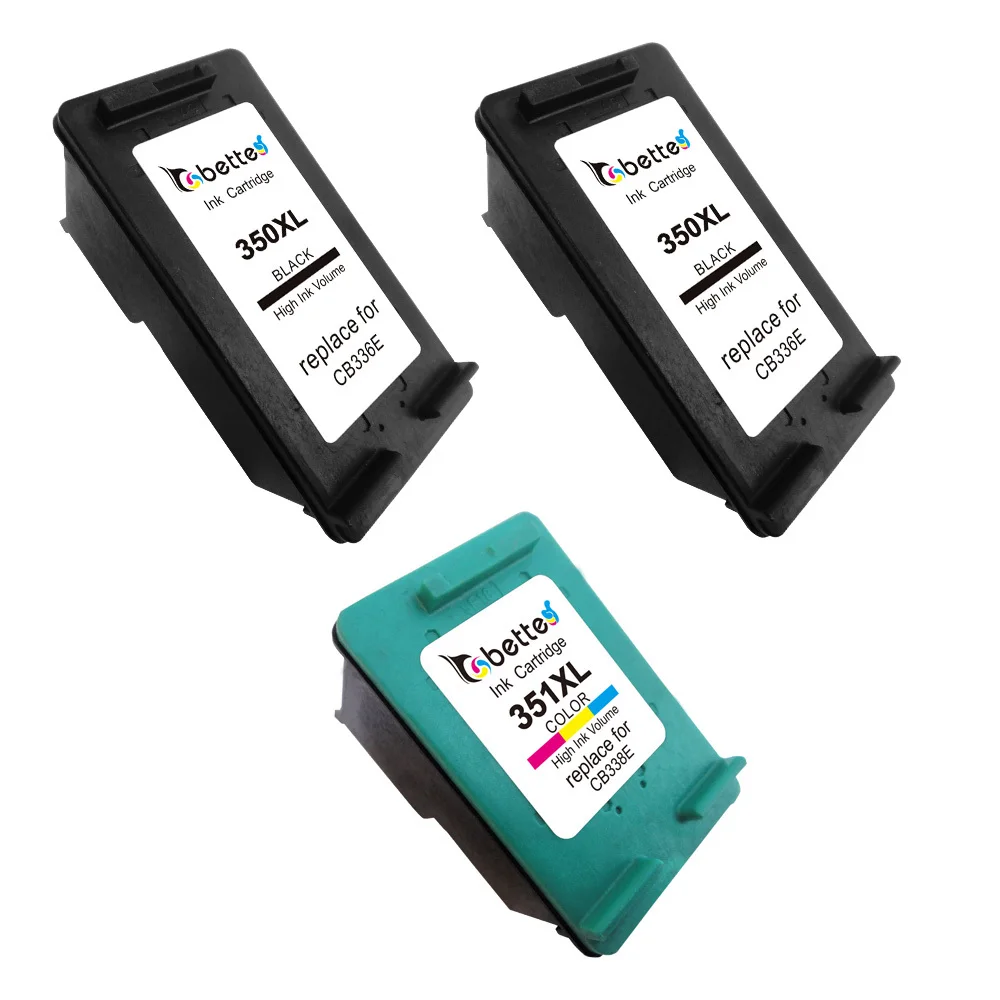3PK,Ink Cartridge for HP 350XL 351XL 350 351 Deskjet D4200 D4245 D4260