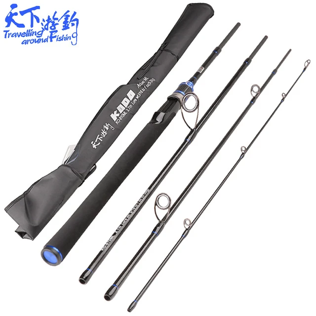 2.1m 2.4m 2.7m Carbon Fiber Spinning Rod Medium Light 4Section Lure Rod  Olta Vara De Pesca Carp Fishing Stick Pole Canne A Peche - AliExpress