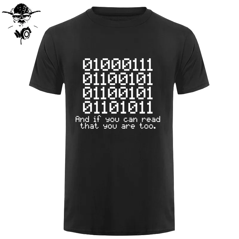

0100 BINARY T-SHIRT Code Geek Nerd Tech Computing Slogan Present Funny Gift 123t Fashion Men T Shirts Round Neck Top Tees