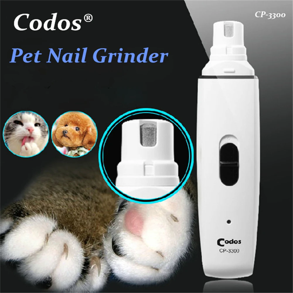 

Codos CP3300 Professional Pet Dog Cat Electric Claw Nail Grinder Toenail Paws Clipper Grooming Machine Auto Pedicure Equipment