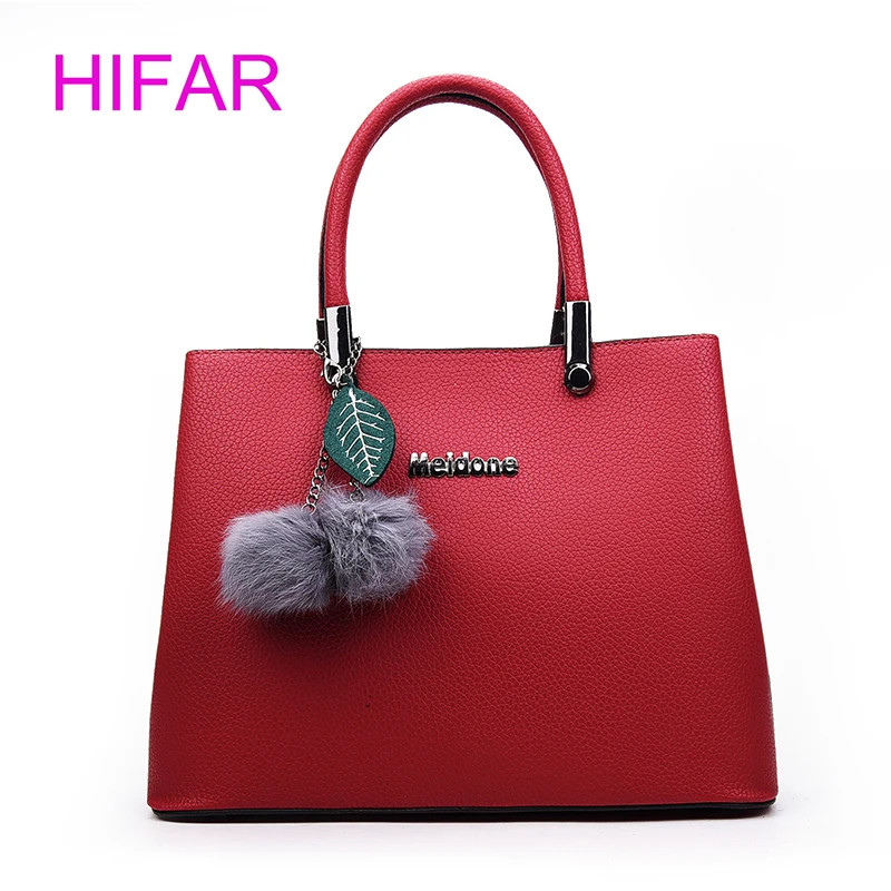 

HIFAR brand women hairball ornaments totes solid sequined handbag hotsale party purse ladies messenger crossbody shoulder bags