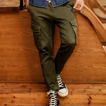 Мужские брюки в стиле «Хип-хоп» SIMWOOD, повседневные штаны из хлопка,, уличные брюки длиной до щиколотки, 190056